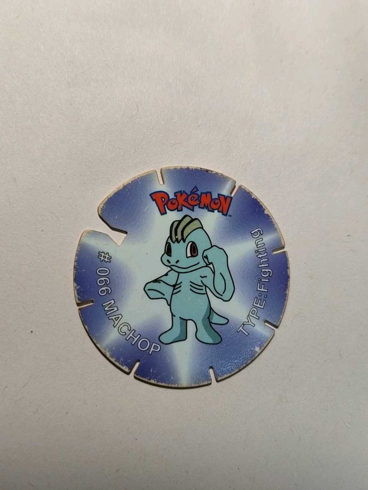 Cheetos Machop pokemon tazo collectible