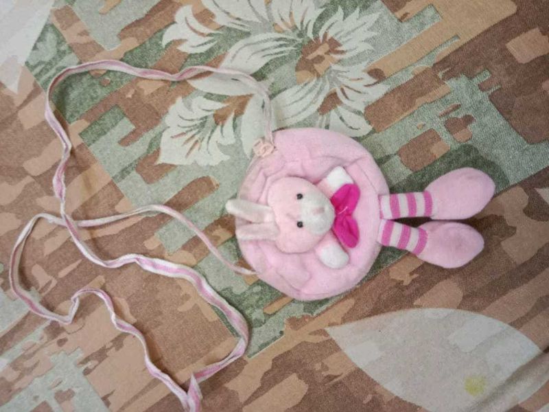 Cute Bunny  Sling Bag for Kids - Soft &amp; Adorable