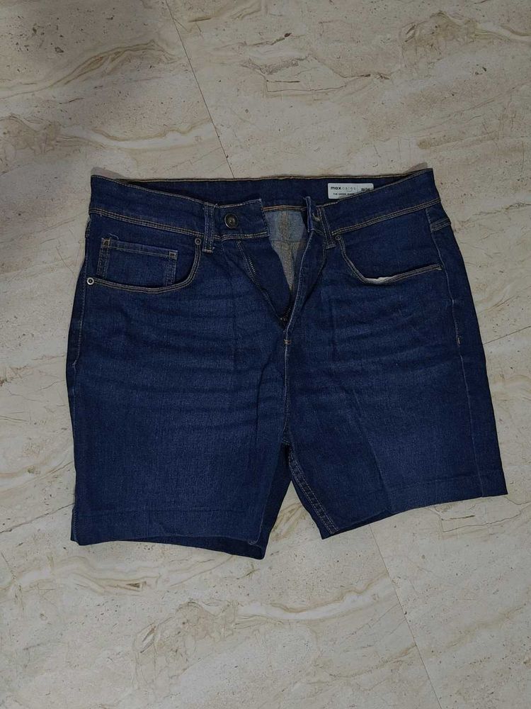 Blue Denim Shorts