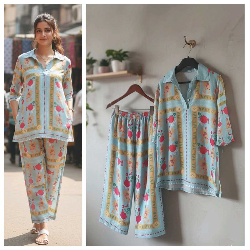 Stylish Printed Kurta Set for girls