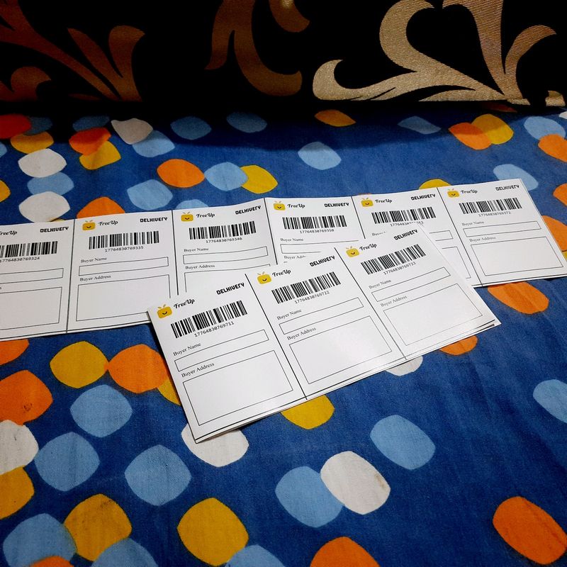 Sticky Shipping Labels , (5 pcs)