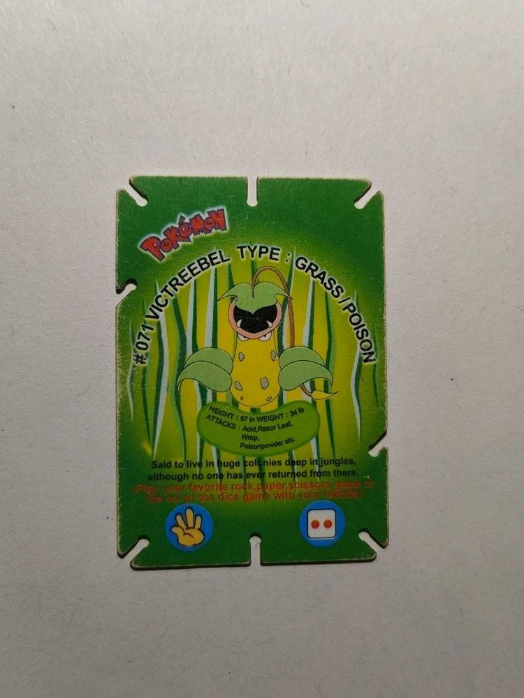 Cheetos Pokemon Jenga Card - Victory bell
