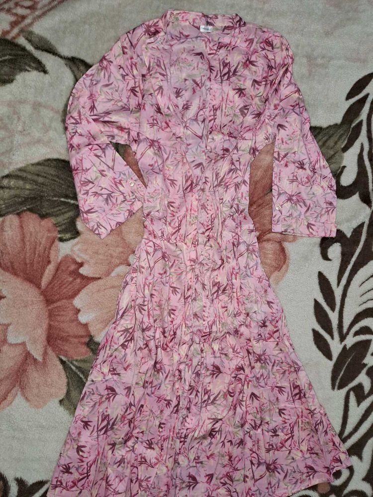 Pink Botanical Shrug coat