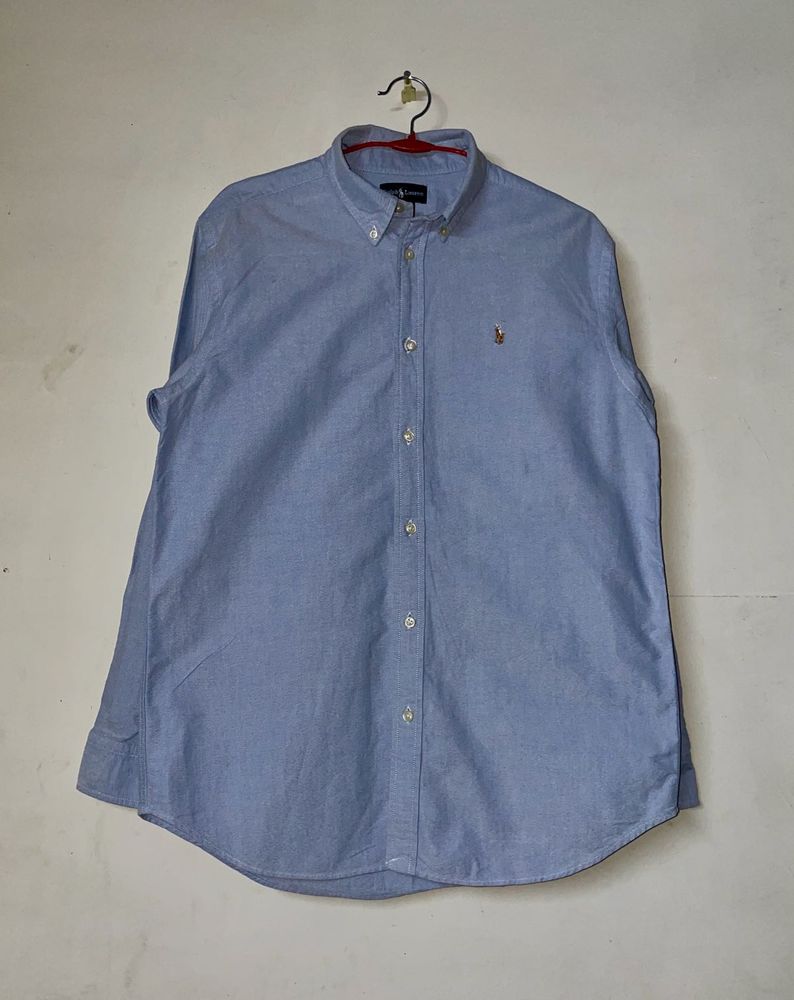 Ralph Lauren Blue Button-Down Shirt