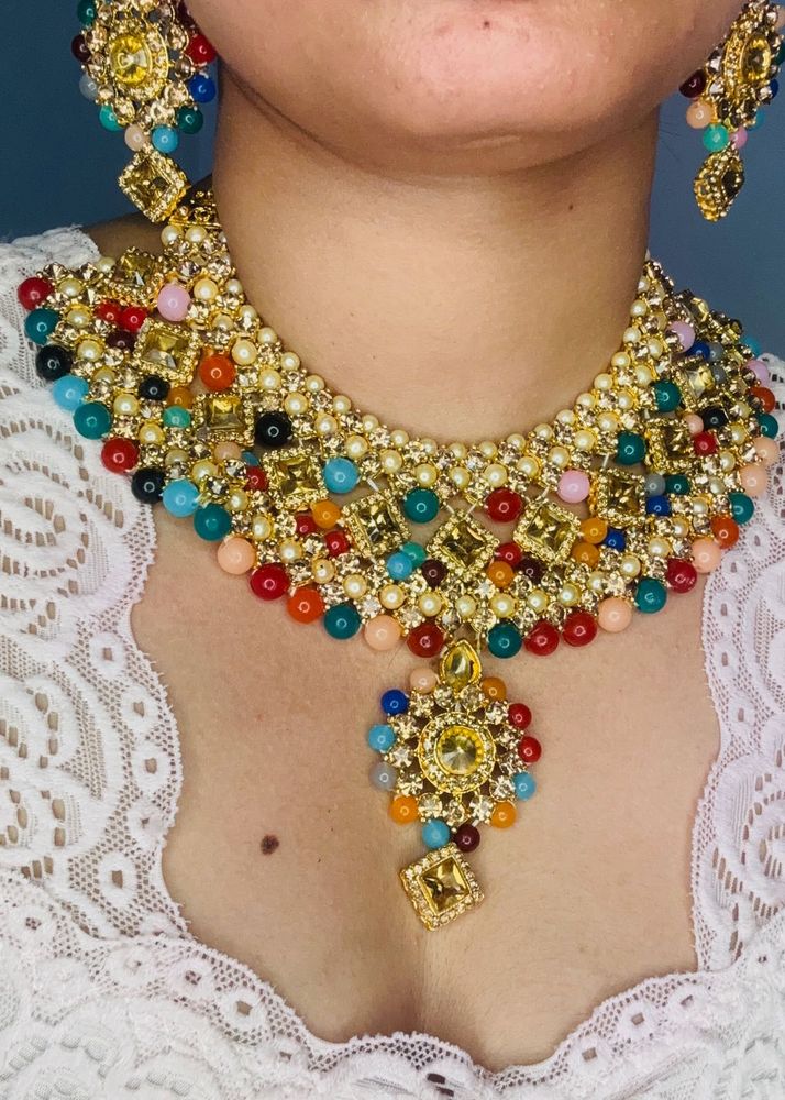 Colorful Statement Jewelry Set