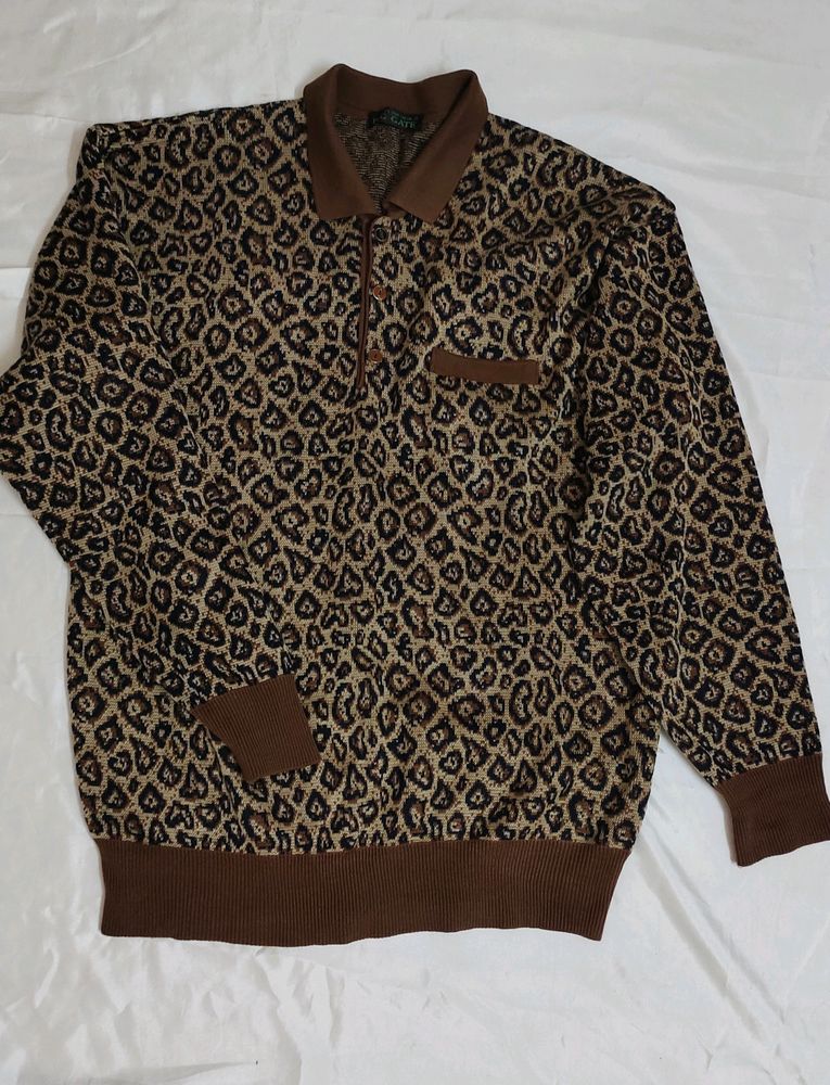 Leopard Print Pullover (Unisex)