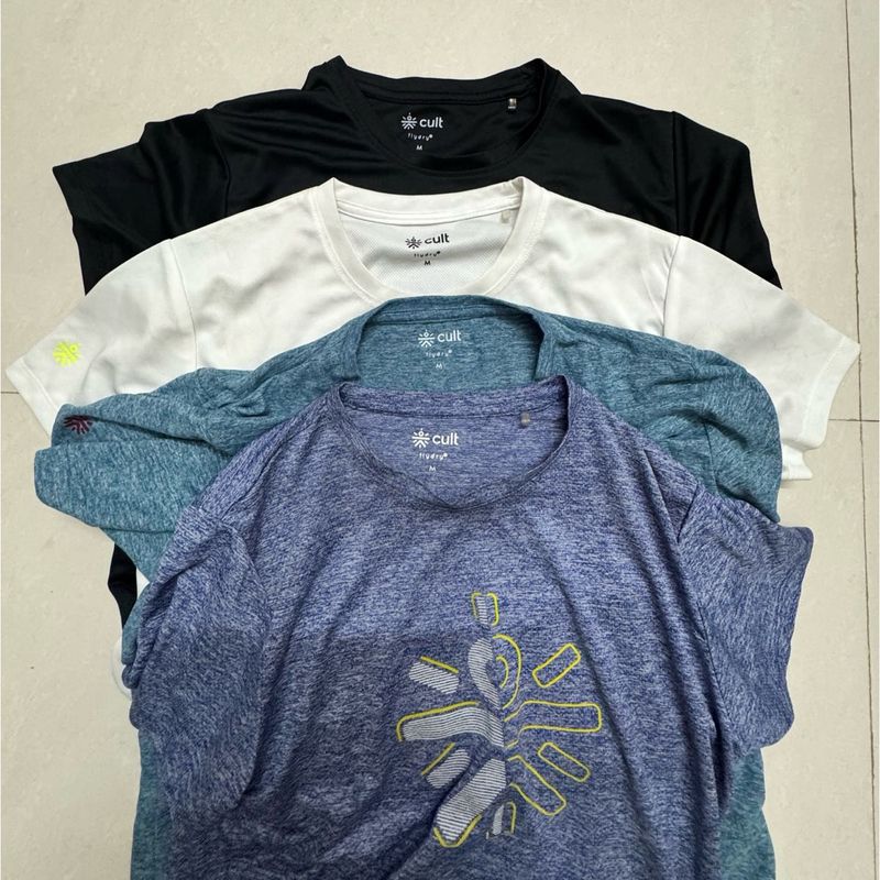 Set of 4 Cultsport Gym T-Shirt Bundle