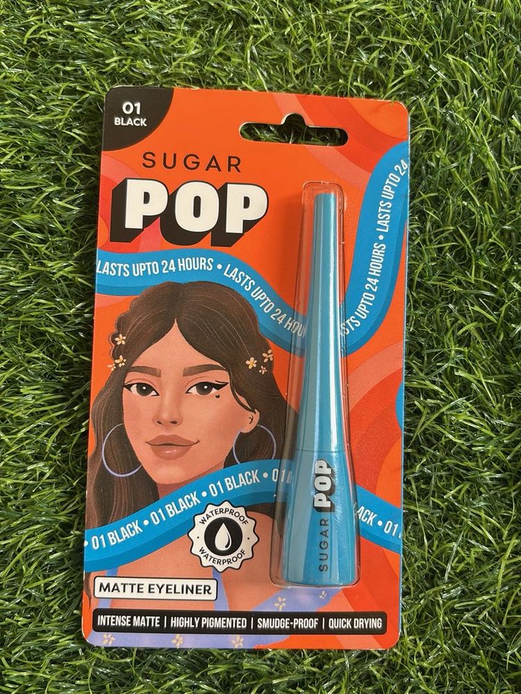Sugar Pop Matte Eyeliner - Black