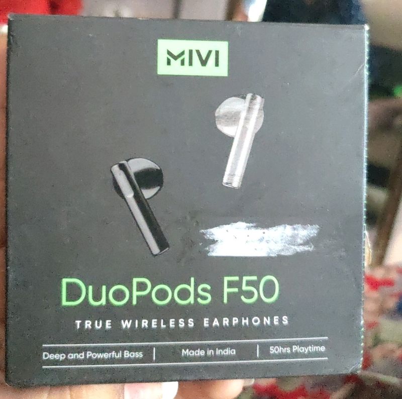MiVi DUOPODS F50. True Wireless Earphones.