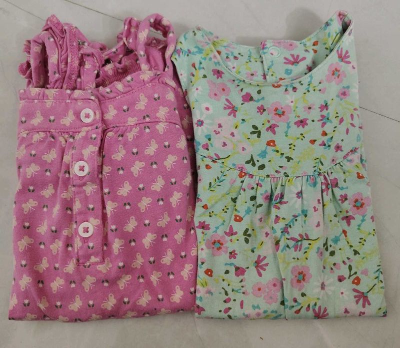 2 onesie for girls ( 6-9 months)