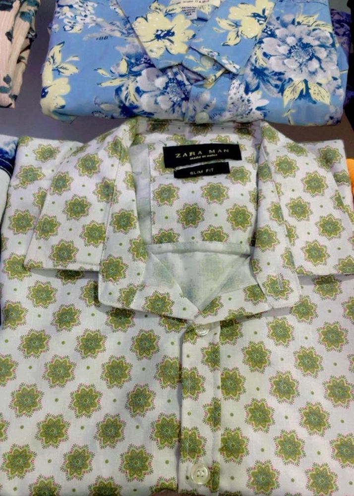 Floral Print Shirt M,L, XL,XXL