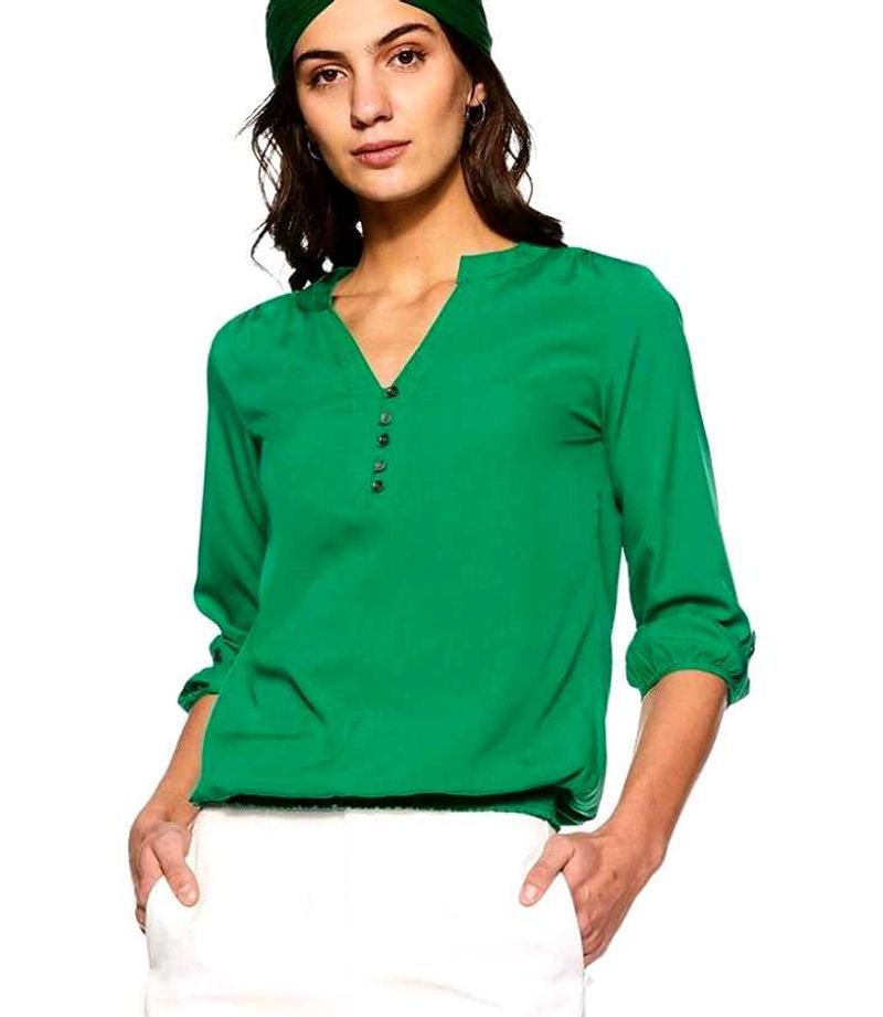 Imported (Harpa Green Top/ blouse)
