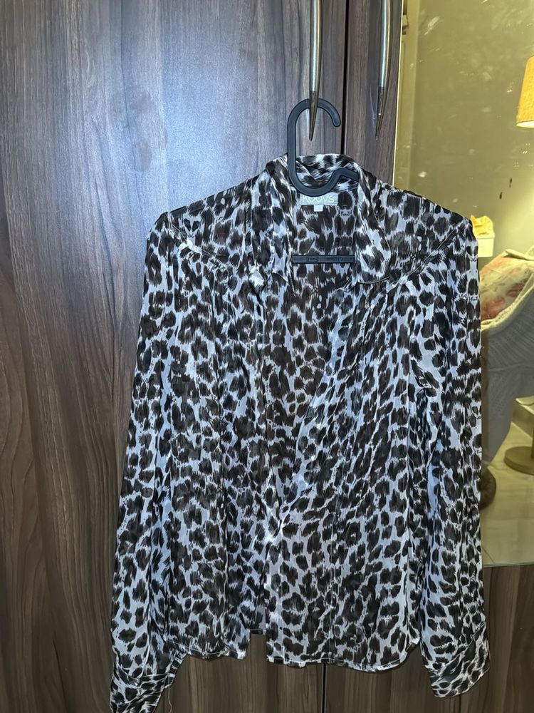 Animal Print Blouse