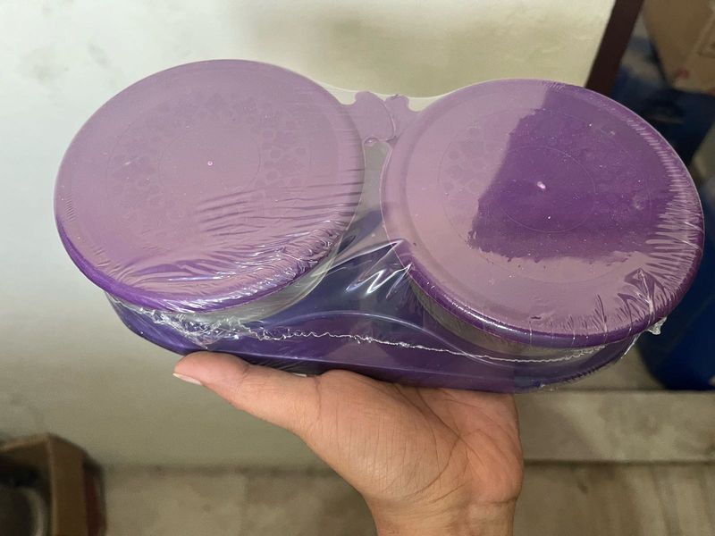 New Purple Plastic Container Gift Set