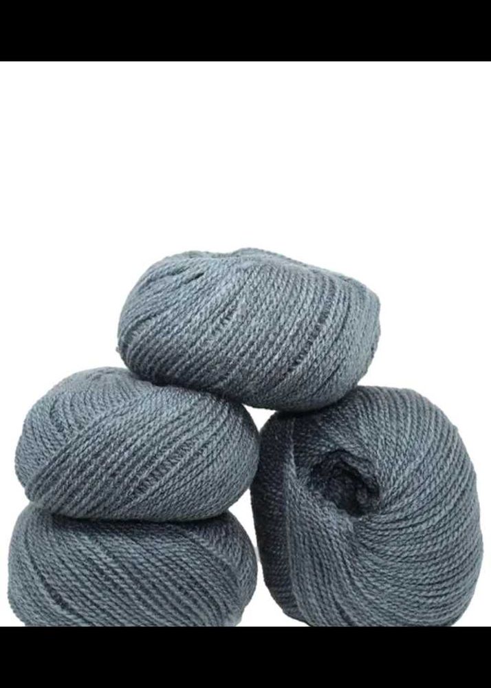 Craft Yarn Bundle - Grey Pack Of 1