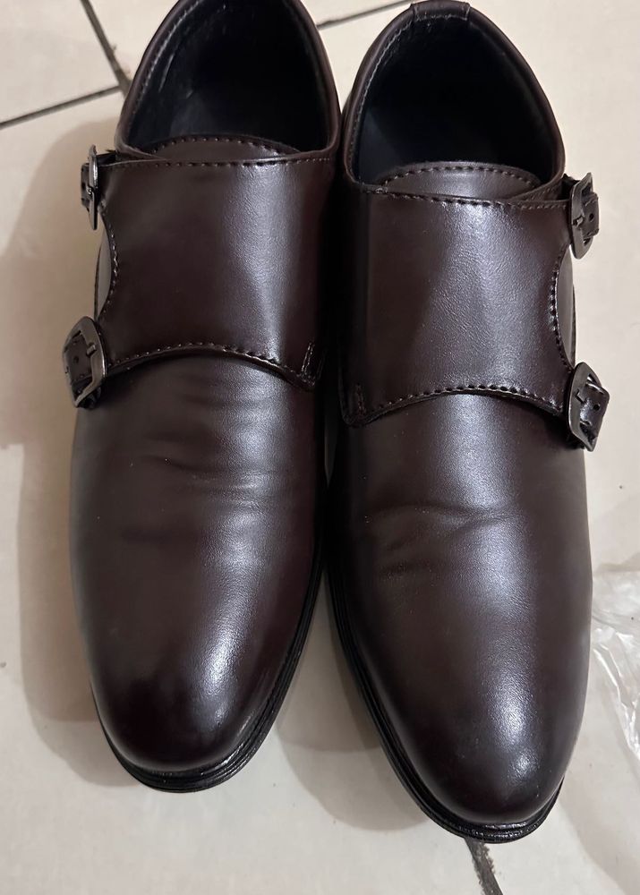 New Men's Monk Strap Formal Shoes