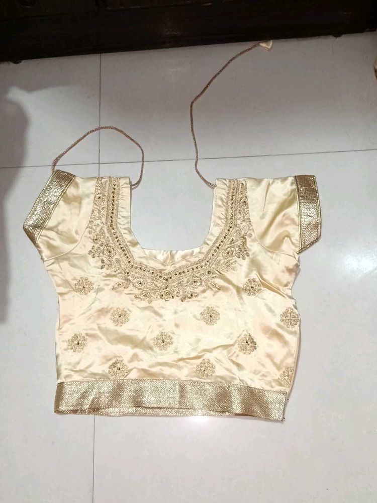 Embellished Silk Blouse