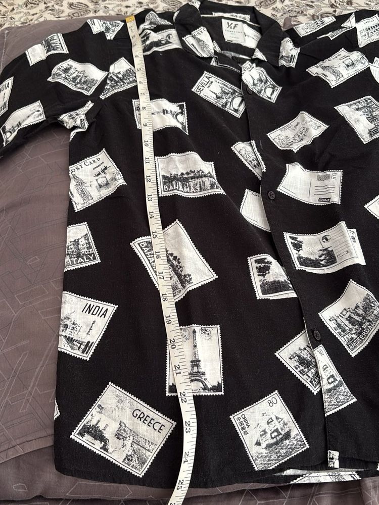 Unique Stamp Print boys Shirt