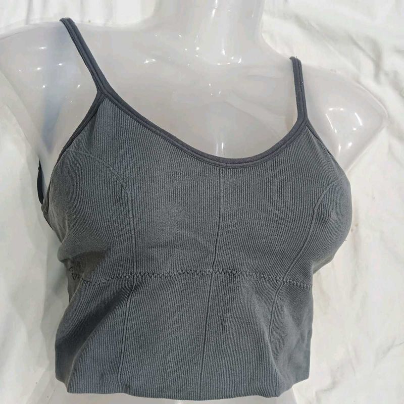 🪔 Comfortable Ribbed Sports Bra