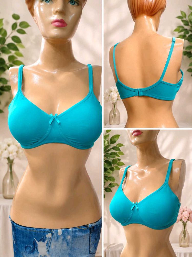 Turquoise Push-Up Bra
