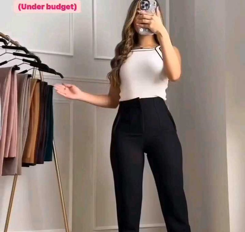 Black Trouser For Women