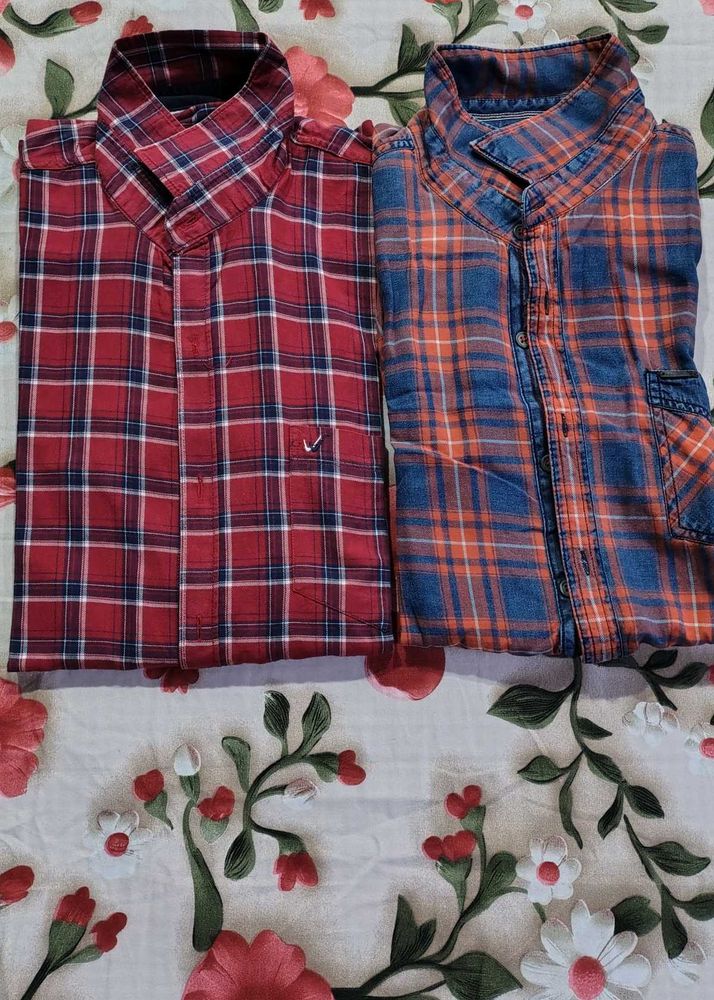 2 men cotton shirt