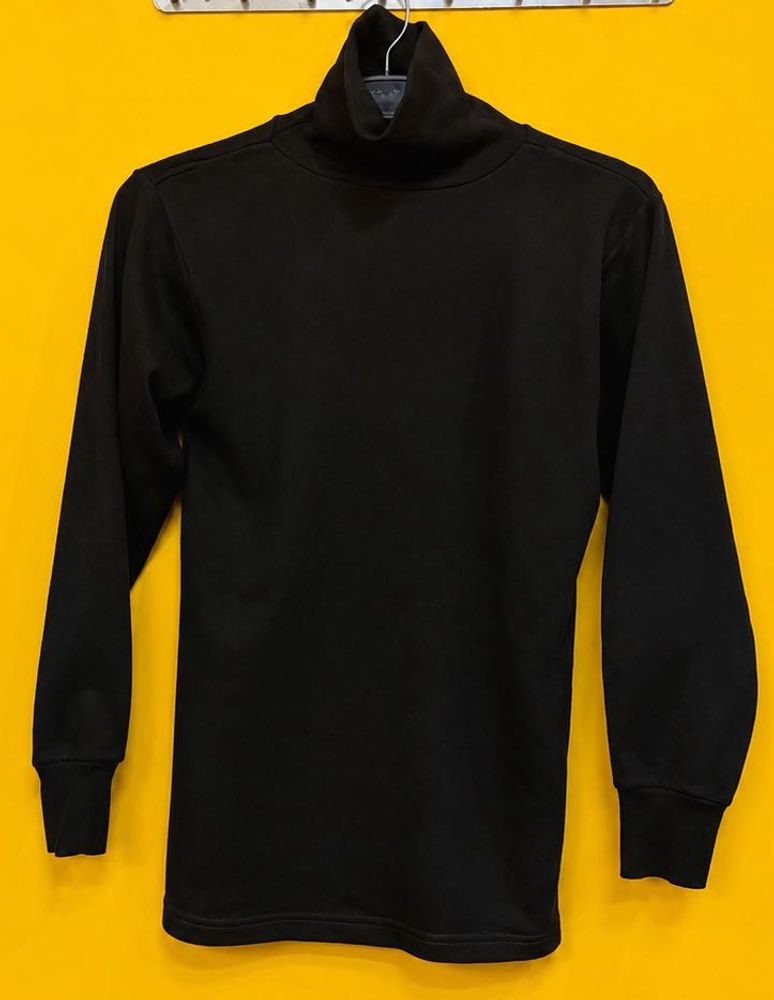 Classic Black Turtleneck Top  for women an