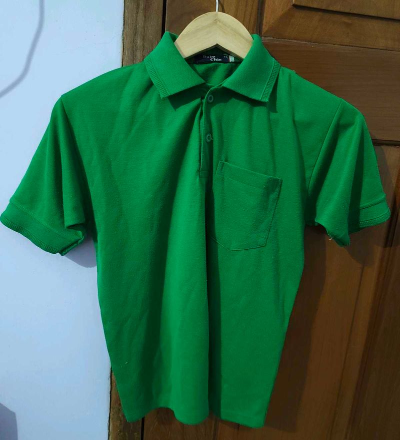Women's Green Polo Shirt