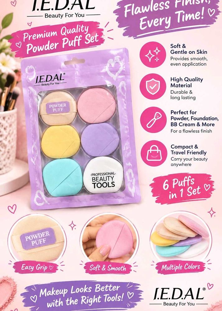 I.E.D.AL Premium Powder Puff Set
