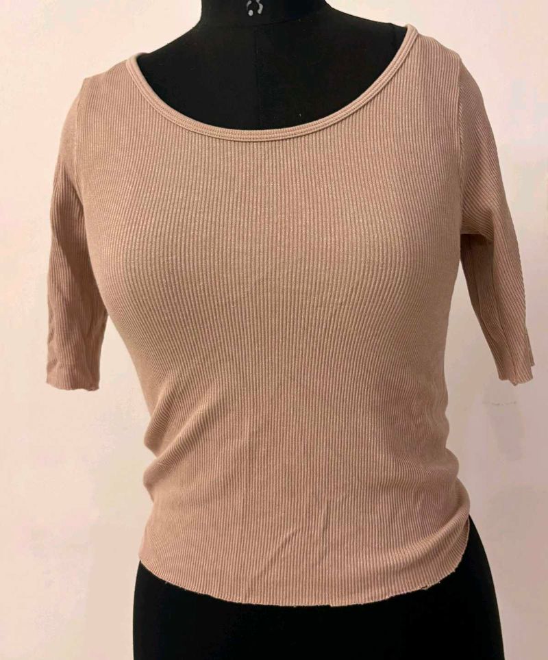 Ribbed Knit Top