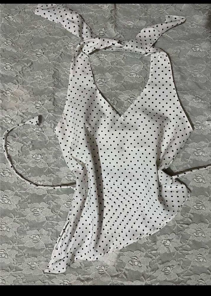 Polka Dot Halter Top