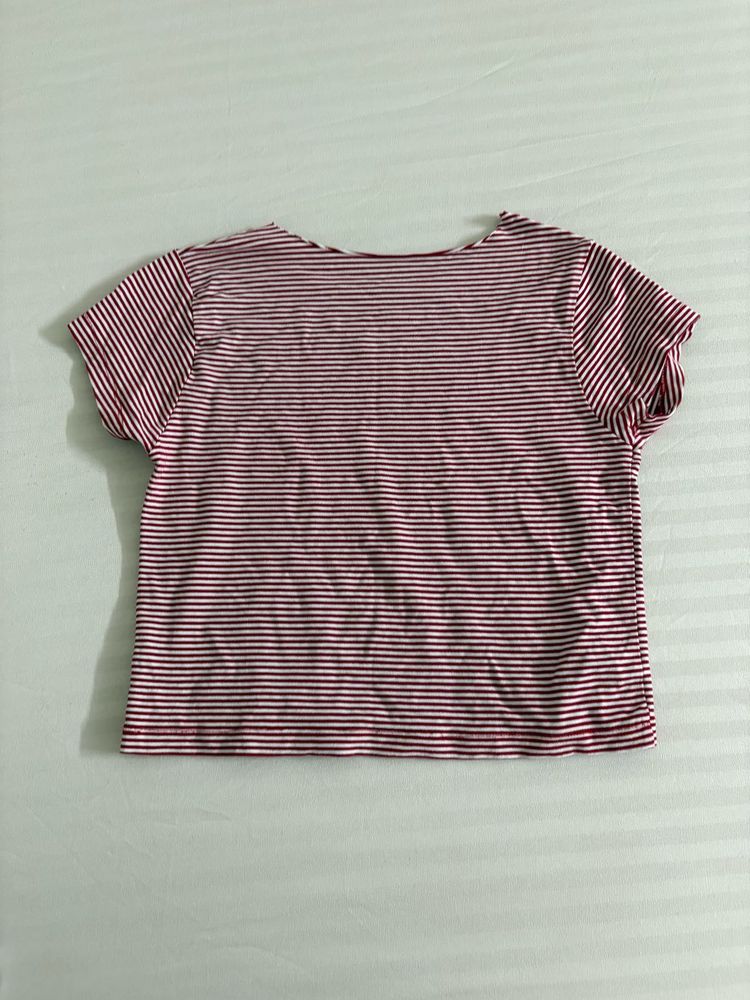 Striped cropped T-Shirt