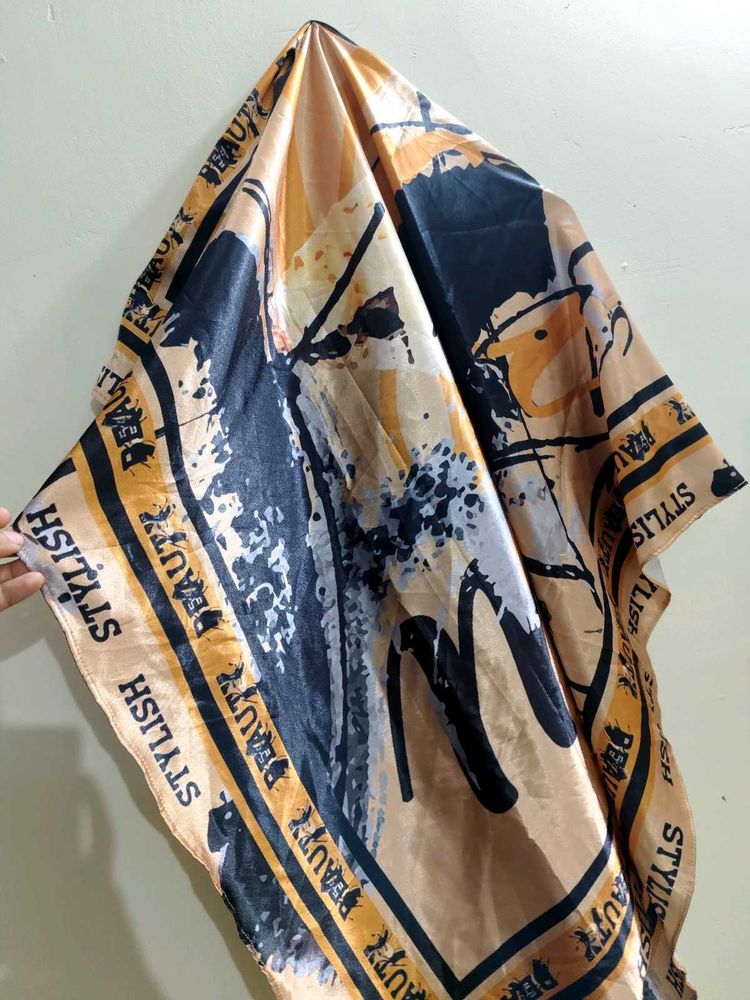Printed silk Scarf