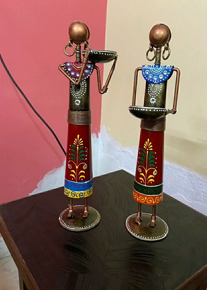 Hand-painted Narega Mazdoor Dolls