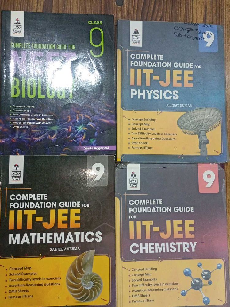 class 9 Schand foundation books pack of 4 .