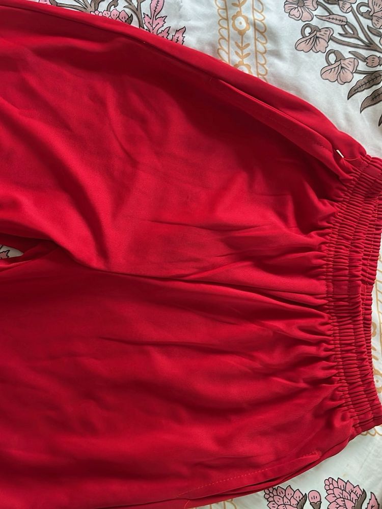 Vibrant Red Women's Lounge Pants