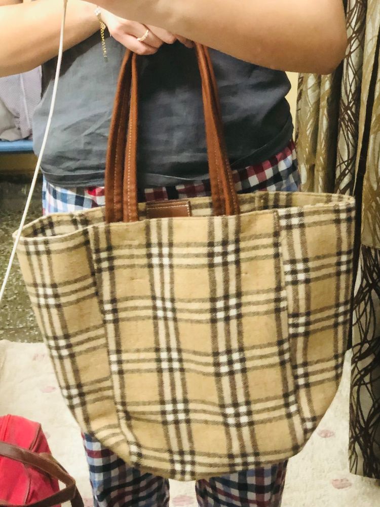 SALE‼️Y2k Classic Plaid Tote Bag