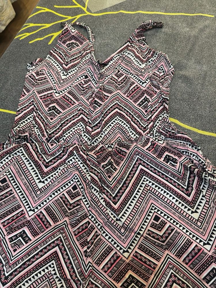 Boho Print Spaghetti Strap Romper