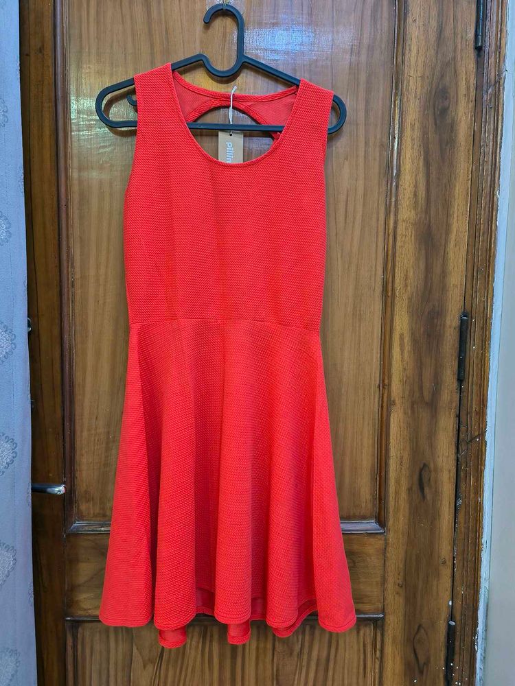 Cut Out Classic Red Dress ❤️