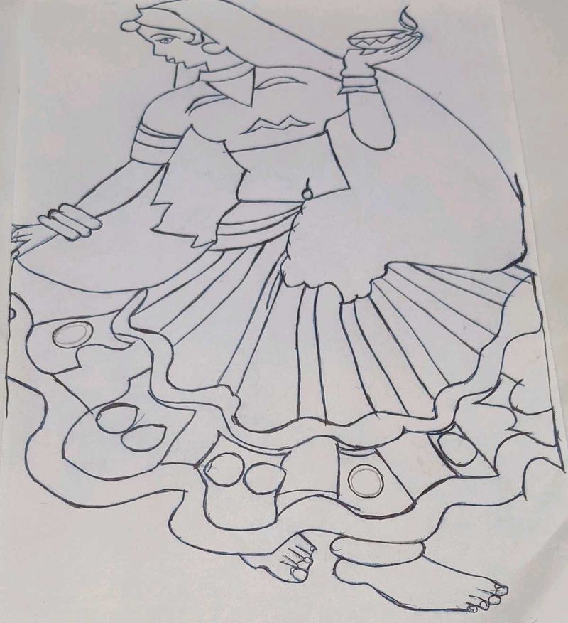 Trending Paper Painting unique beautiful Art