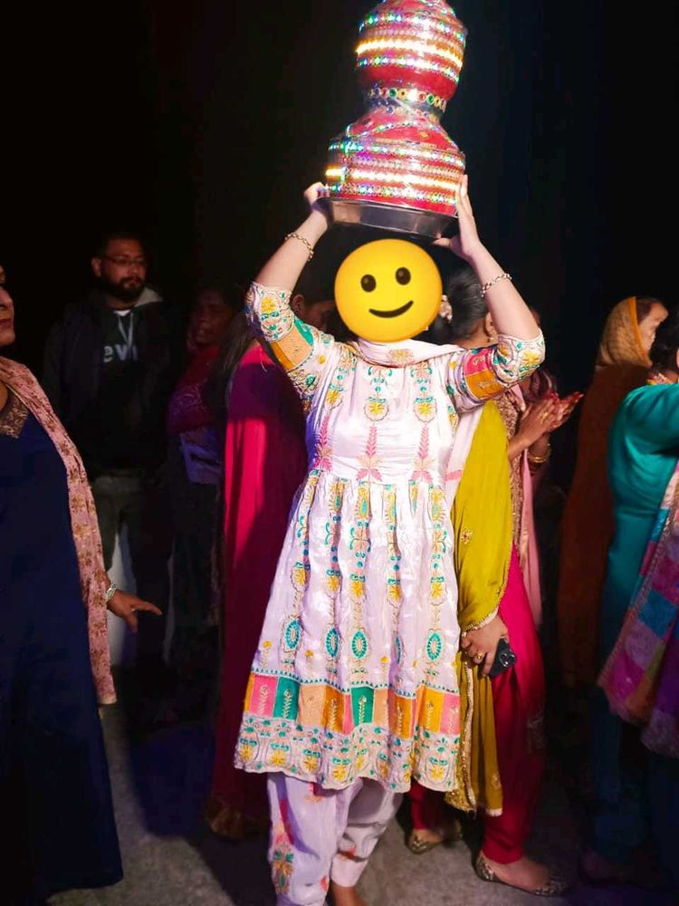 Frock Suit With Salwar and heavy Dupatta