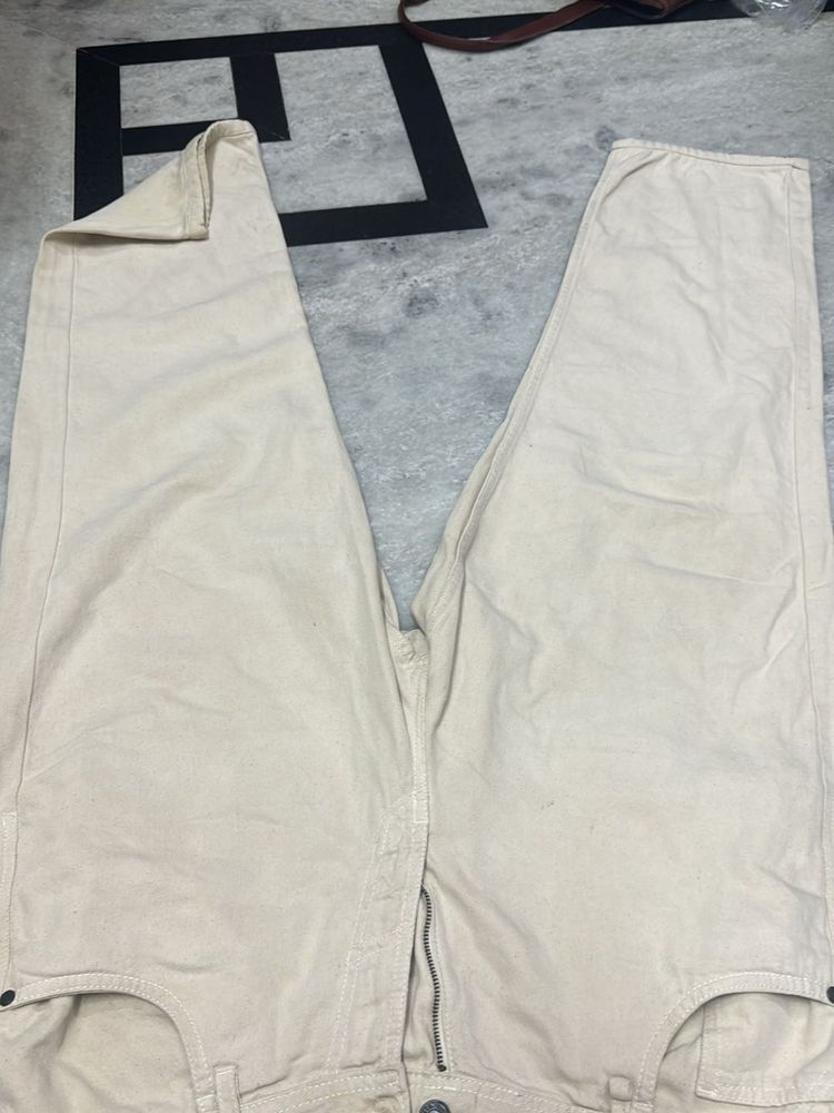 Stylish Cream Wide Leg Pants