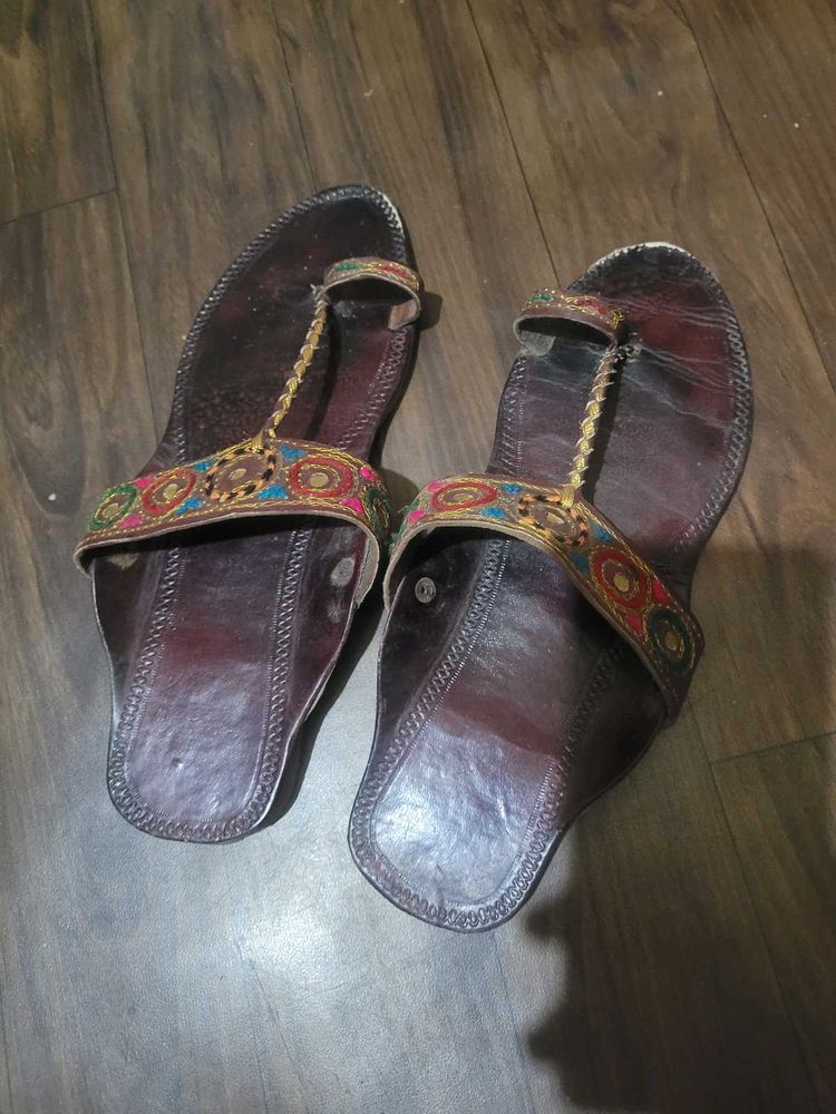Ethnic Leather Sandals