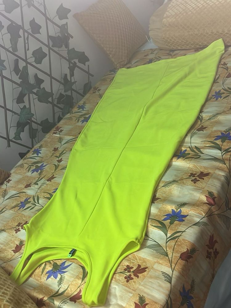 Neon Green Bodycon Dress