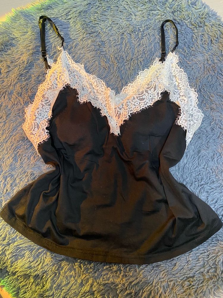 Lace Trim Camisole Top