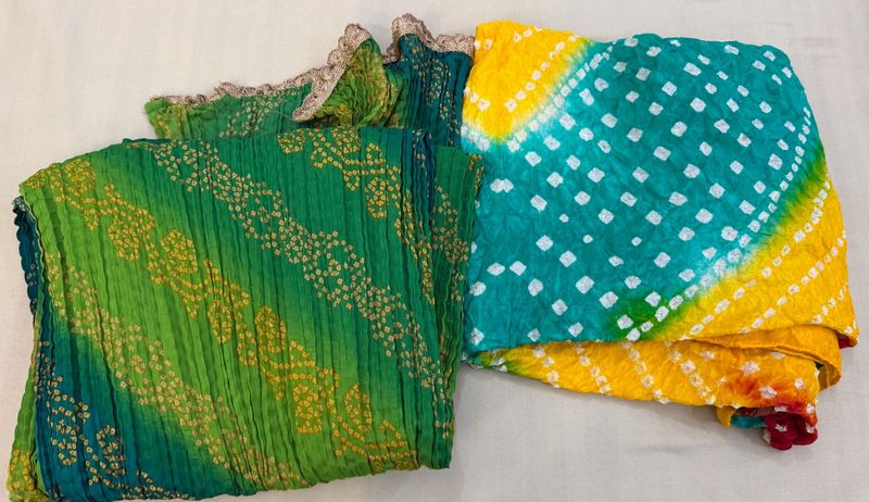 Vibrant Bandhani Dupattas Set