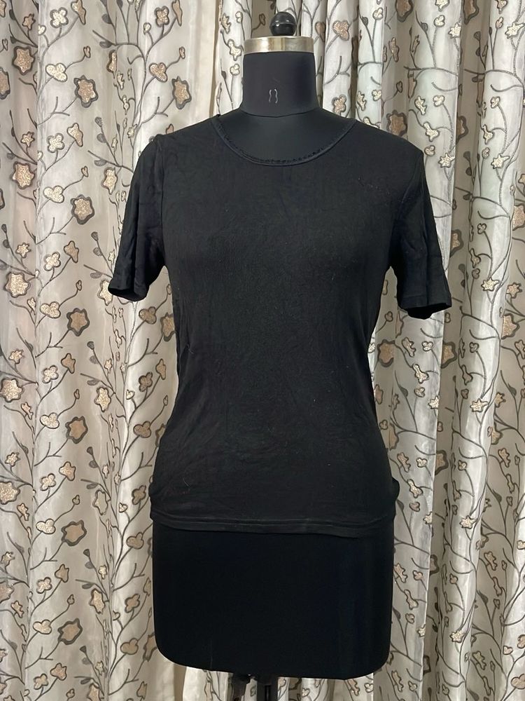 Black Crew Neck T-Shirt