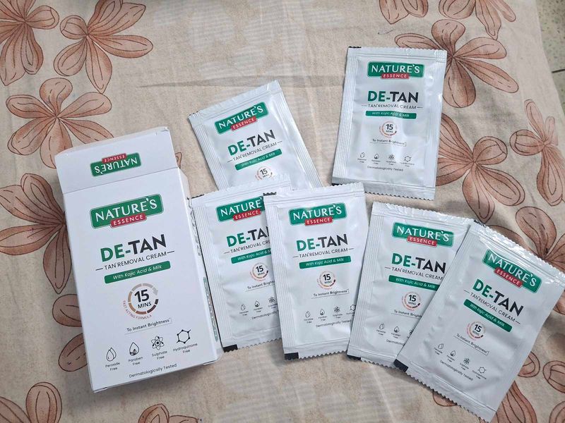 Nature's Essence De-Tan Cream - 6 Sachets