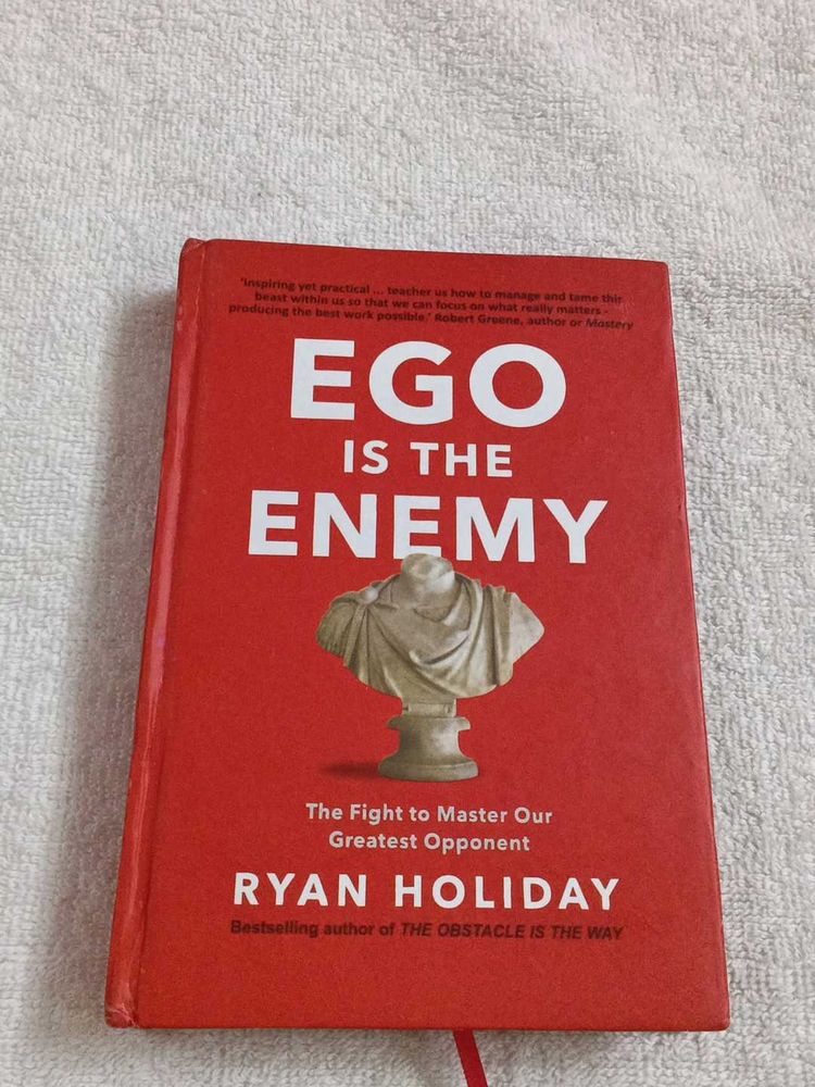 EGO IS THE ENEMY Hard Cover Book