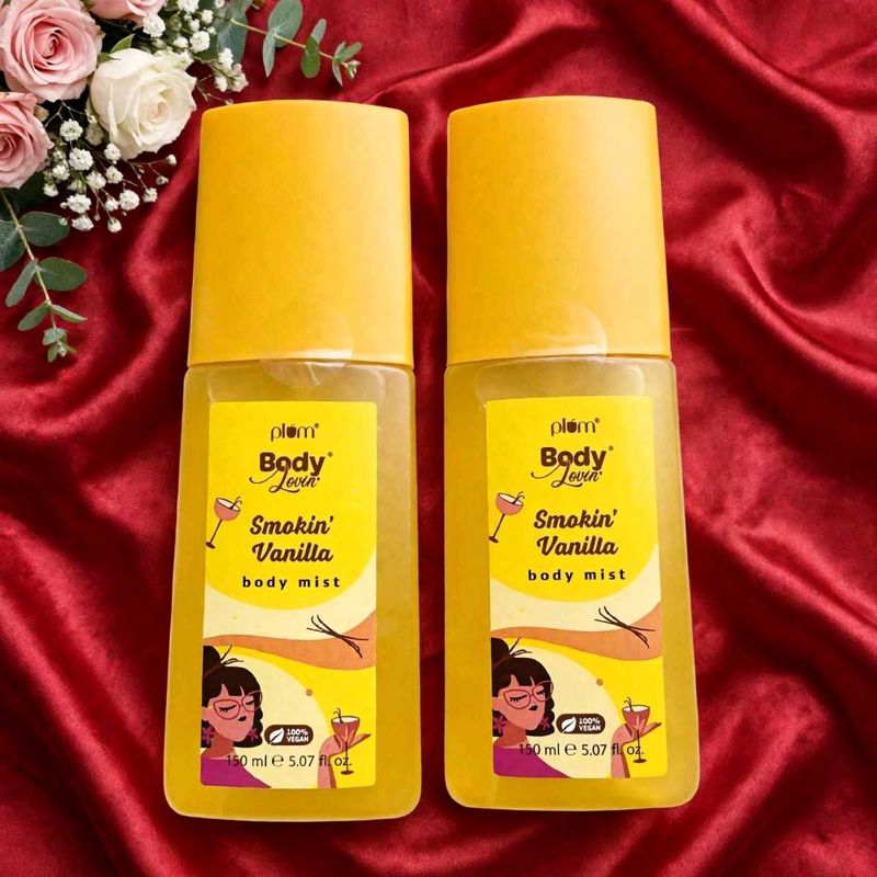 Plum BodyLovin' Smokin' Vanilla Body Mist COMBO 2